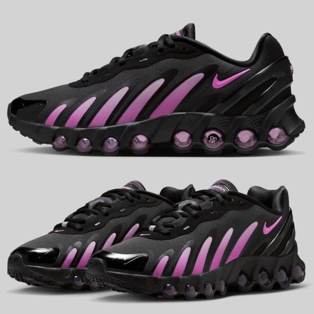 Nike Air Max 💅 Dn8 Running Shoes Black Playful Pink Women’s IH4483-001 NEW - Picture 3 of 12